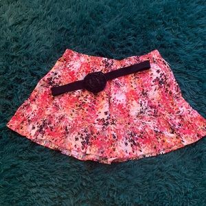 Candie’s floral skirt